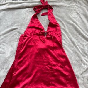 NWT Princess Polly Red Lanier Mini Dress